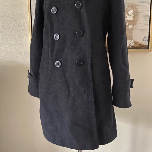 Stephanie Mathews pea coat jacket size Medium - - Picture 3 of 11